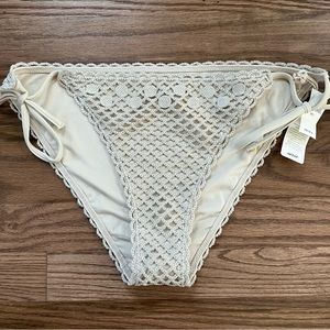 NWT Aerie Crochet String Bikini Bottoms | Large
